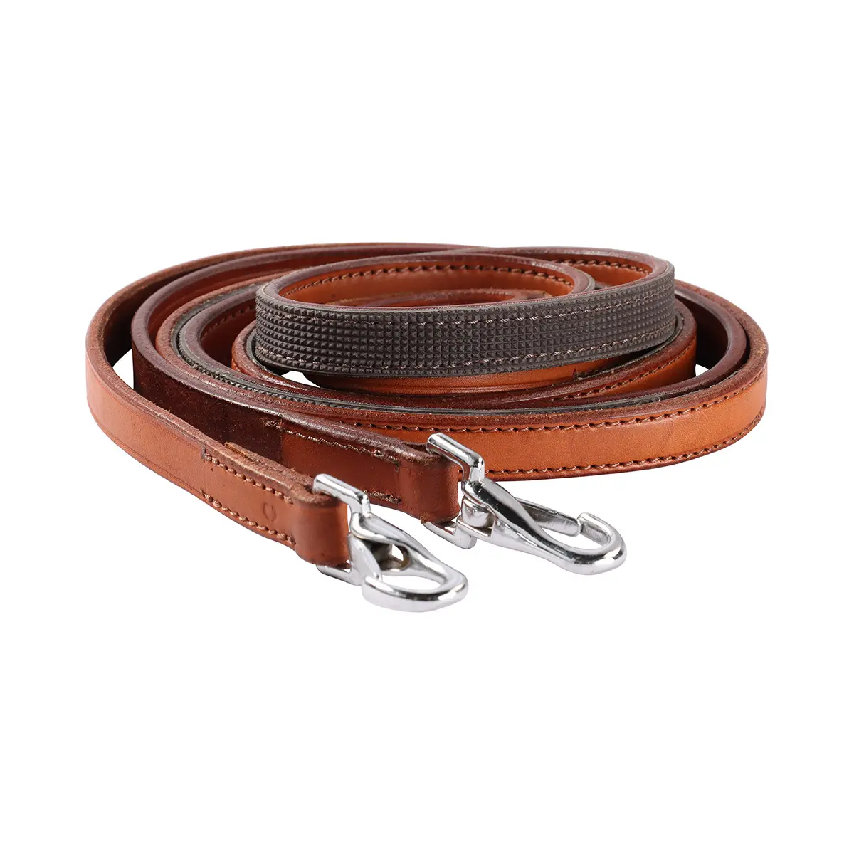 EDIX antislip lederen teugels met clips - Afbeelding 3