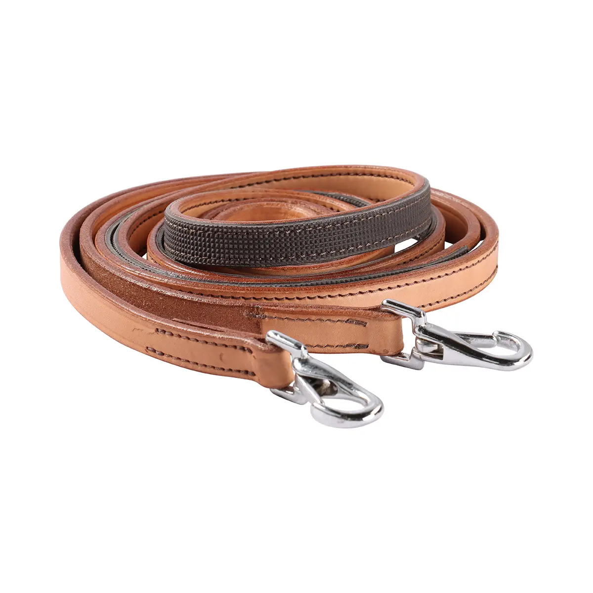 EDIX antislip lederen teugels met clips - Afbeelding 5